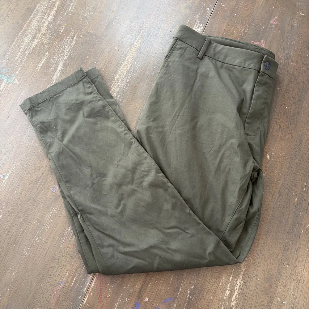 BirdDogs Pants Men's size 34x30 golf Preppy Casual lined green khaki Chino